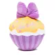 Product Buckle-Down Daisy Duck Script Cupcake Plush Dog Toy