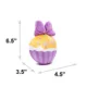 Product Buckle-Down Daisy Duck Script Cupcake Plush Dog Toy