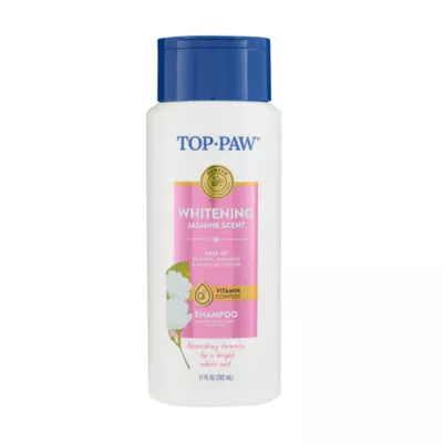 Top Paw® Whitening Dog Shampoo, Nourishing Formula, Jasmine Scent, 17 oz - Image 1