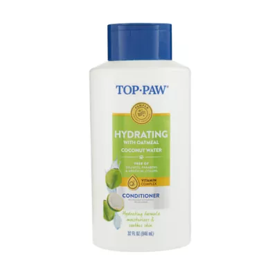 Top Paw® Hydrating Dog Conditioner with Oatmeal and Coconut Water, Moisturize Skin, 32 oz - Image 1