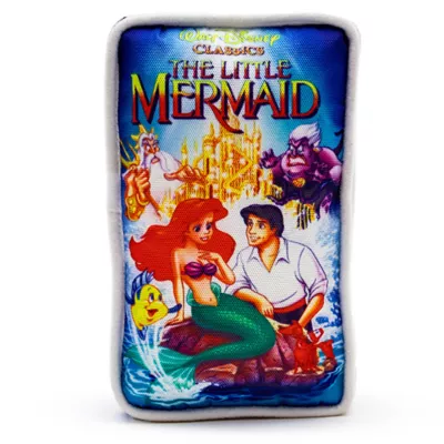 Product Buckle-Down Little Mermaid VHS Tape Plush Dog Toy