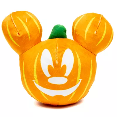 Product Buckle-Down Mickey Mouse Pumpkin Face Plush Dog Toy