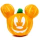 Product Buckle-Down Mickey Mouse Pumpkin Face Plush Dog Toy