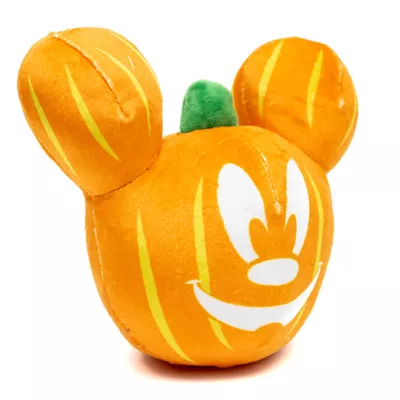 Product Buckle-Down Mickey Mouse Pumpkin Face Plush Dog Toy