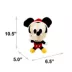 Buckle-Down Mickey Mouse Santa Hat Plush Dog Toy image thumbnail 3