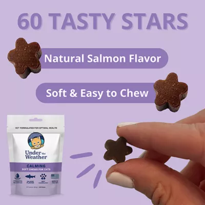 Product Under the Weather Calming Soft Chews for Cats - Salmon, 60 chews