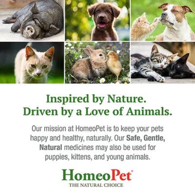 Product HomeoPet Feline Hairball Cat Supplement, 15 ml bottle
