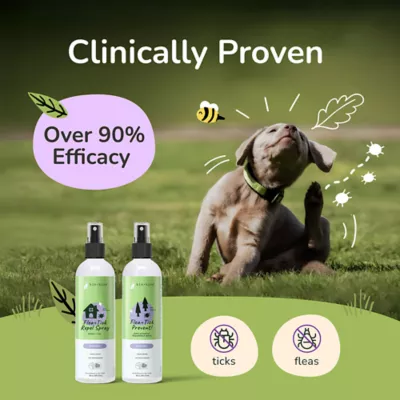 kin+kind Dog Flea & Tick Travel Kit with Repel Spray's for Dog & Home/Car, Flea Comb & Tick Tool - Image 2