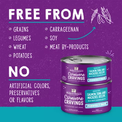 Stella & Chewy's Carnivore Cravings Adult Cat Wet Food - Grain Free, Purrfect Pate, 2.8 Oz - Image 5