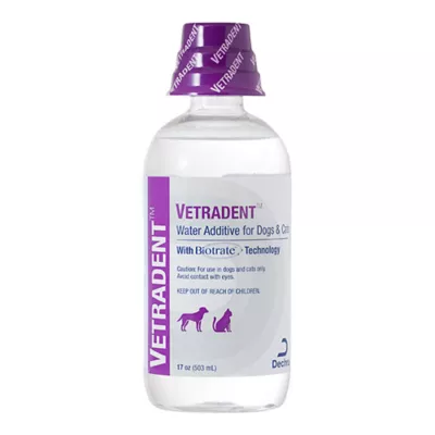 Product Dechra, VETRADENT Water Additive for Dogs & Cats, 17 Fl Oz