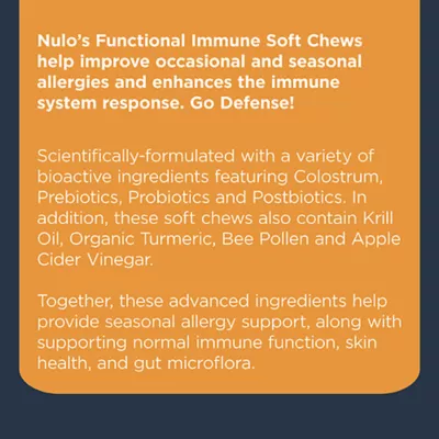 Product Nulo Functional Immune Dog Supplement and Multi#Vitamin, with Turmeric, Prebiotic and Probiotics