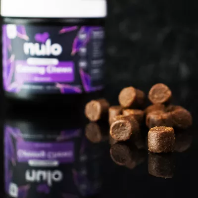 Product Nulo Functional Calming Dog Supplement, Made with Organic Hemp Seed and Ashwagandha Root, 90 Count