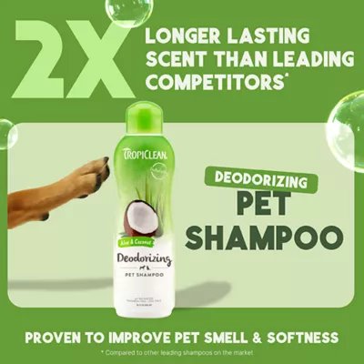 TropiClean Aloe and Coconut Deodorizing Shampoo for Pets, 591ml - Image 2