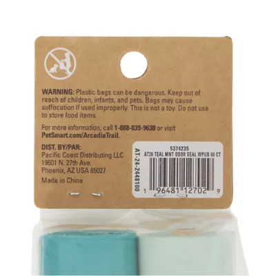 Arcadia Trail® Odor Sealing Dog Poop Bags - Ultra Thick - Purple & Blue - 60 Count - Image 5