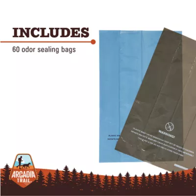 Arcadia Trail® Odor Sealing Dog Poop Bags - Ultra Thick - Gray & Blue - 60 Count - Image 3