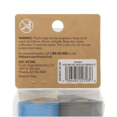 Arcadia Trail® Odor Sealing Dog Poop Bags - Ultra Thick - Gray & Blue - 60 Count - Image 5