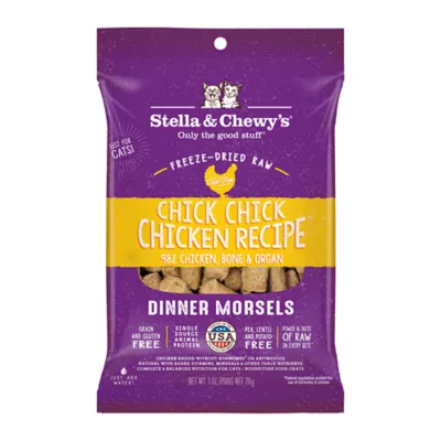 Stella & Chewy's Dinner Morsels Freeze Dried Cat Food - Grain Free, Chicken Recipe - Image 1