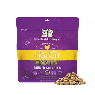 Stella & Chewy's Dinner Morsels Freeze Dried Cat Food - Grain Free, Chicken Recipe - Image 1