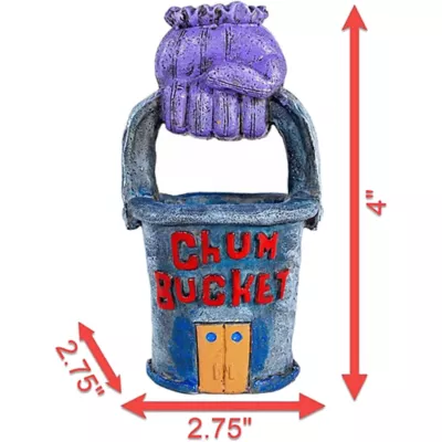 Penn-Plax Spongebob Chum Bucket Aquarium Ornament - Image 5