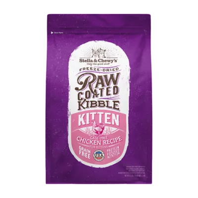 Stella & Chewy's Raw Coated Kibble Kitten Dry Food - Grain Free, Chicken Recipe - Image 1