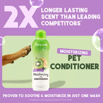 TropiClean Kiwi and Cocoa Butter Conditioner, 591ml - Image 2