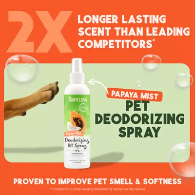 TropiClean Papaya Mist Deodorizing Spray, 236ml - Image 2
