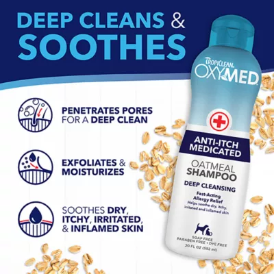 TropiClean OxyMed Hypoallergenic Shampoo, 591ml - Image 5