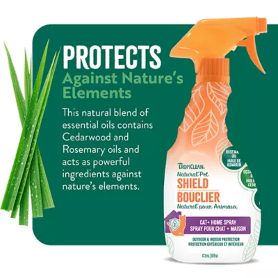 TropiClean Pet Shield Cat Flea & Tick Spray, 473ml - Image 3