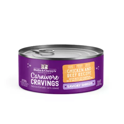 Stella & Chewy's Carnivore Cravings All Life Stages Wet Cat Food - Grain Free, Savory Shreds, 2.8 Oz - Image 1