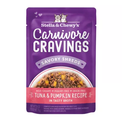 Stella & Chewy's Carnivore Cravings Adult Wet Cat Food - Grain Free, Savory Shreds, 2.8 Oz - Image 1