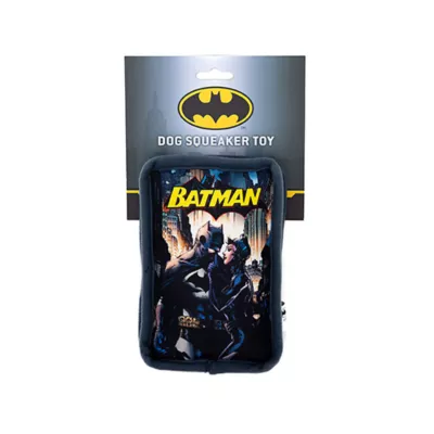 Product Buckle-Down Batman and CatWoman Comic Plush Dog Toy