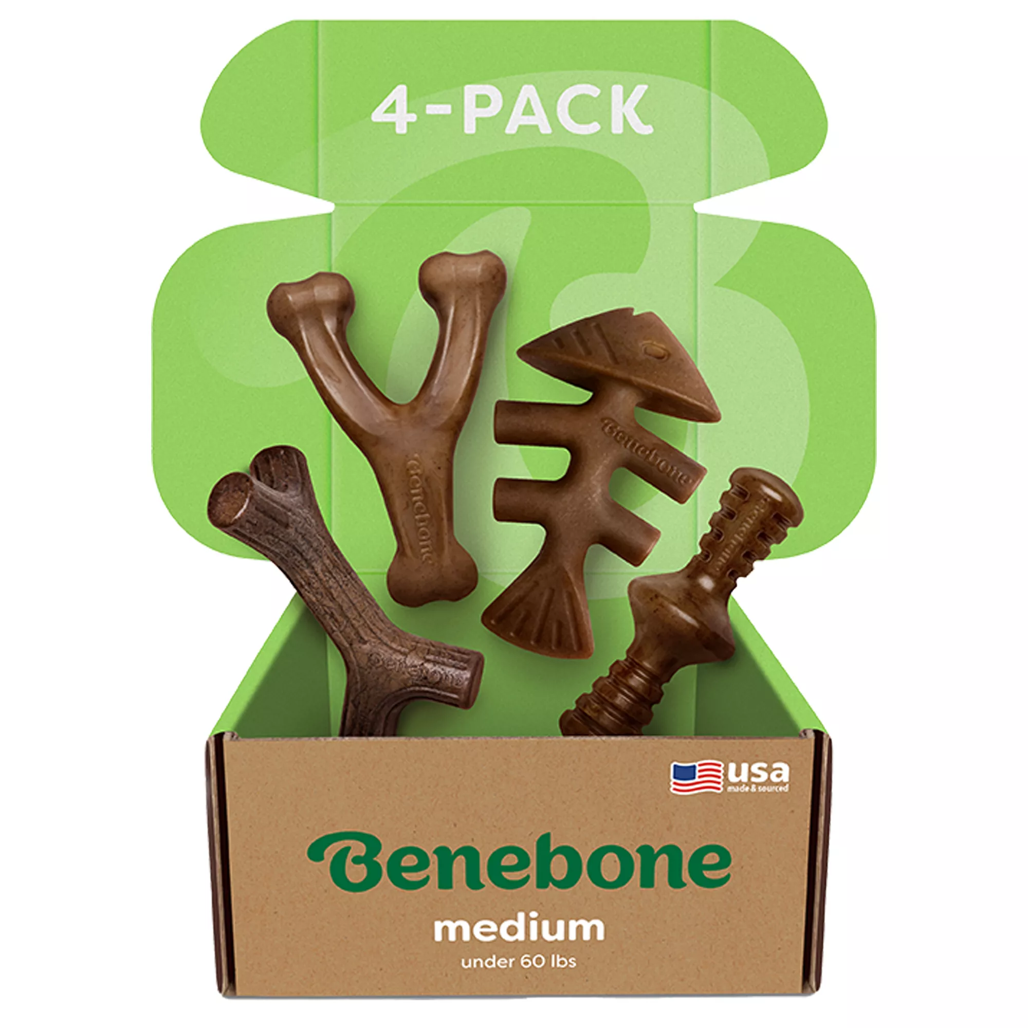 Benebone® 4 Pack Dog Chew Toys