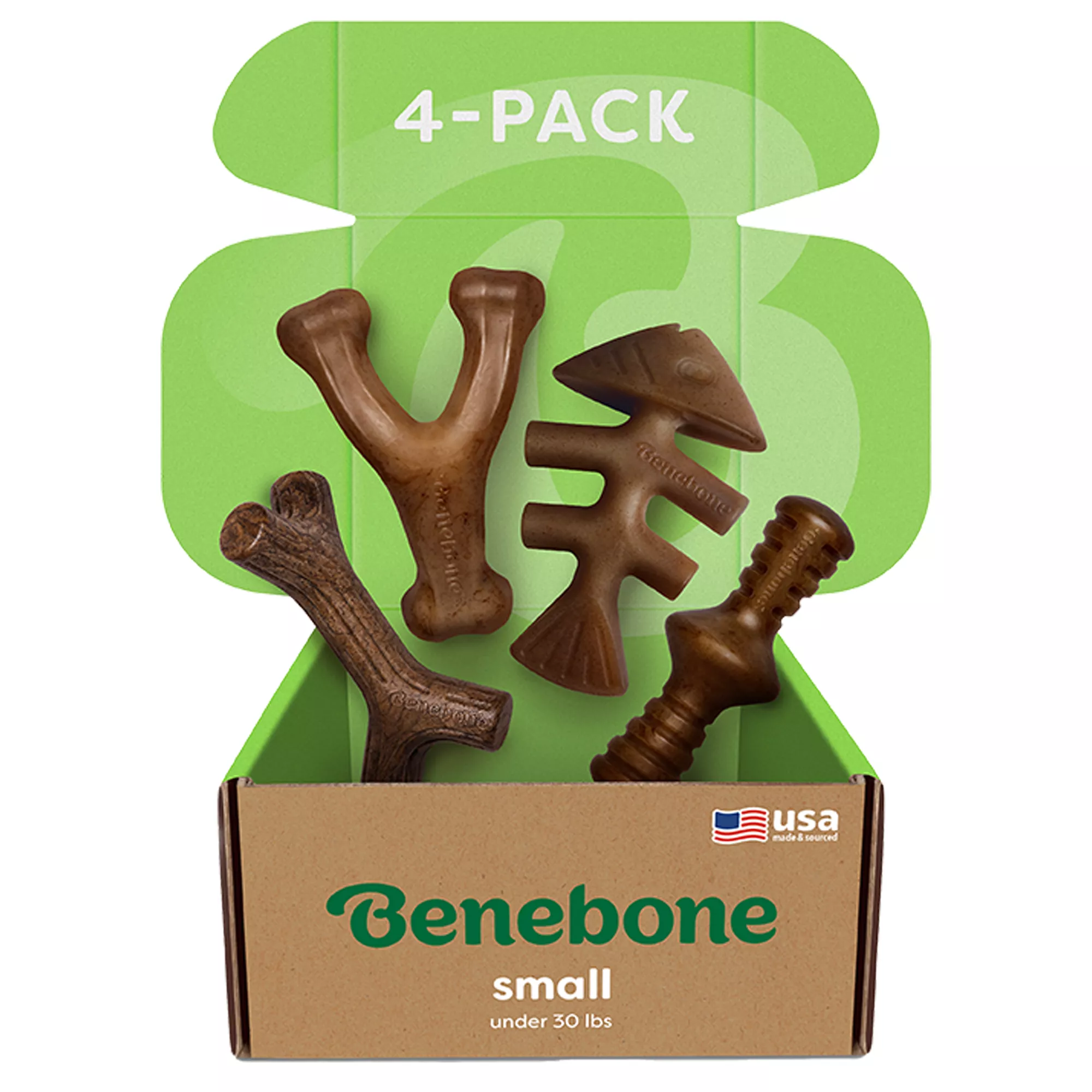 Benebone® 4 Pack Dog Chew Toys