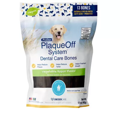 ProDen PlaqueOff System All Life Stages Dental Dog Bones - Vegetable Fusion 13 ct 17 oz - Image 1