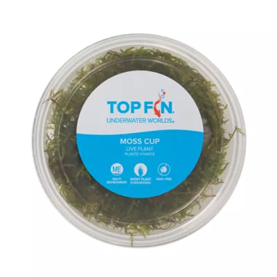Top Fin® Underwater Worlds® Live Plant Moss Cup - Image 2