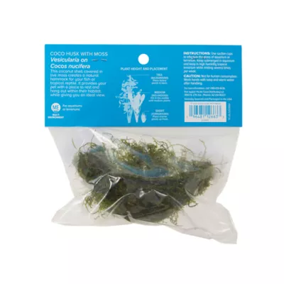 Top Fin® Underwater Worlds® Live Plant Coco Husk With Moss - Image 3