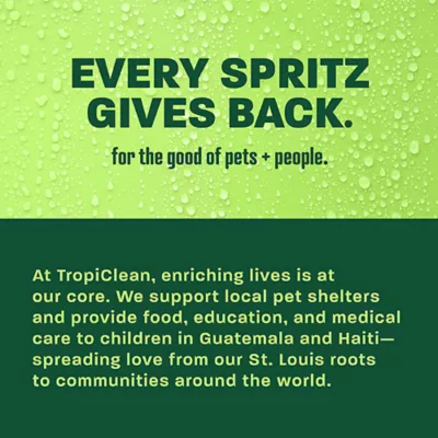 TropiClean Refresh Papaya Deodorizing Spray For Dog & Cat - Long Lasting Scent - 10 FL OZ - Image 9