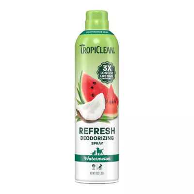 TropiClean Refresh Watermelon Deodorizing Spray For Dog & Cat - Long Lasting Scent - 10 FL OZ - Image 1