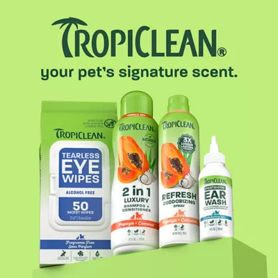 TropiClean Tearless Eye Wipes For Dog & Cat - Daily Use - Dermatologist Approved - 50 Count - Image 9