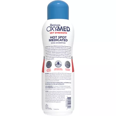 TropiClean OxyMed Hot Spot Medicated Dog Shampoo - Vet Strength Shampoo - 20 FL OZ - Image 2