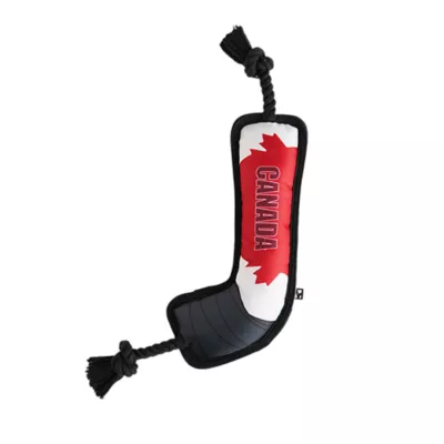HOTEL DOGGY Ice Hockey Stick Dog Toy with Rope - Image 1