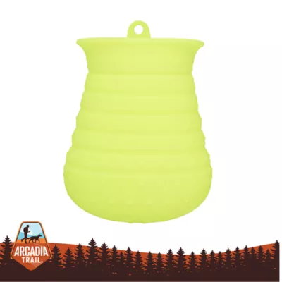Arcadia Trail® Dog Paw Cleaner & Brush - Includes 1 Paw Cleaner & Brush - Yellow - Image 1