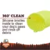 Arcadia Trail® Dog Paw Cleaner & Brush - Includes 1 Paw Cleaner & Brush - Yellow image thumbnail 2