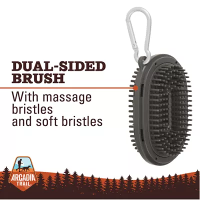 Arcadia Trail® Portable Dog Brush with Flea and Tick Tool - Image 3