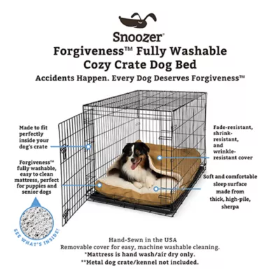 Product Snoozer® Forgiveness™ Cozy Cave® Fully Washable Dog Crate Bed