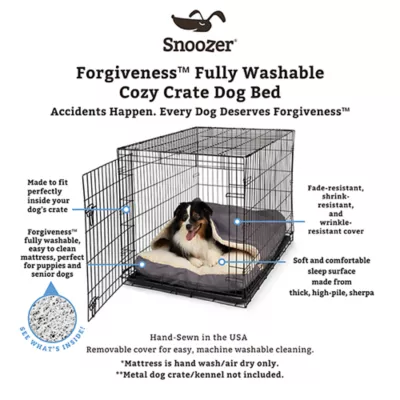 Product Snoozer® Forgiveness™ Cozy Cave® Fully Washable Dog Crate Bed