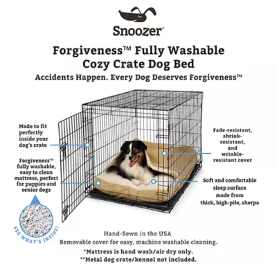 Snoozer® Forgiveness™ Cozy Cave® Fully Washable Dog Crate Bed - Image 3