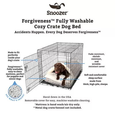Snoozer® Forgiveness™ Cozy Cave® Fully Washable Dog Crate Bed - Image 3