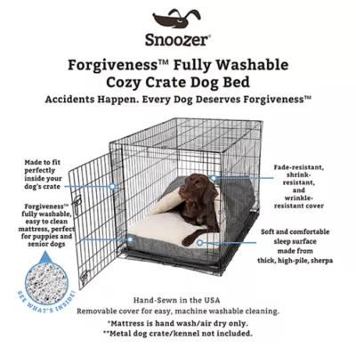 Snoozer® Forgiveness™ Cozy Cave® Fully Washable Dog Crate Bed - Image 3