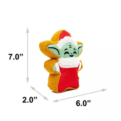 Product Buckle-Down STAR WARS Grogu Santa Plush Dog Toy